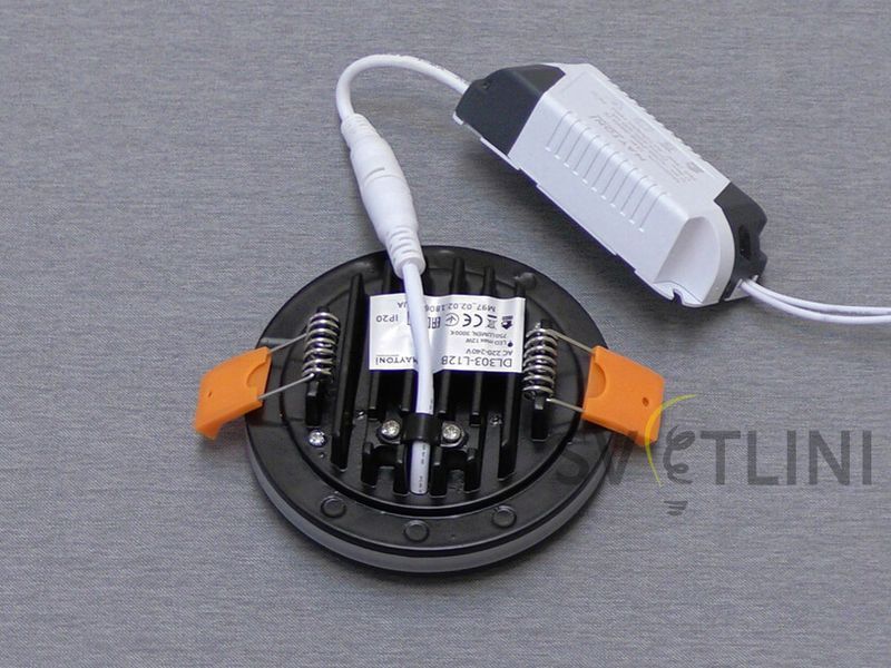 Врізний точковий світильник 12 Вт 40105 40105 фото