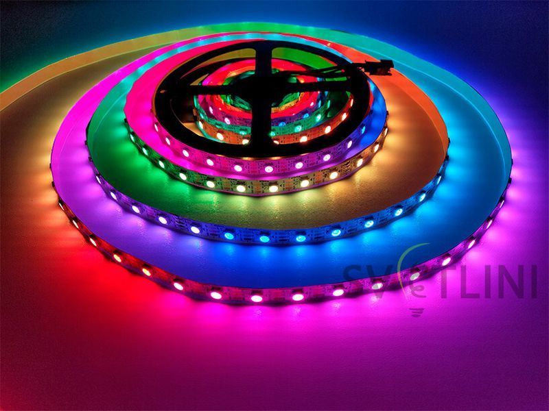 Світлодіодна піксельна стрічка SMD 5050 60 RGB Premium 01105 01105 фото