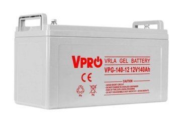 Гелевый аккумулятор 140ah 12v V-PRO VRLA 50076 фото
