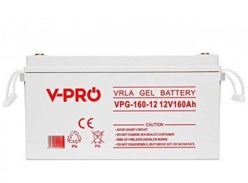 Гелевый аккумулятор 160ah 12v V-PRO VRLA 50077 фото