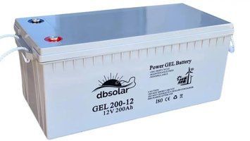 Гелевый аккумулятор 200ah 12v DBSolar 50070 фото