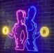 Неоновая вывеска для тренажерного зала, фитнес центра 8707 фото 1