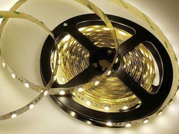 Светодиодная лента 12В SMD 3528 60 LED/м IP63 нейтральная белая 4000К Esviti Standart 01050-N63 01050-N63 фото