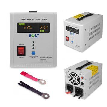 350Вт Бесперебойный источник питания Volt Polska Sinus PRO 500E 50074 фото